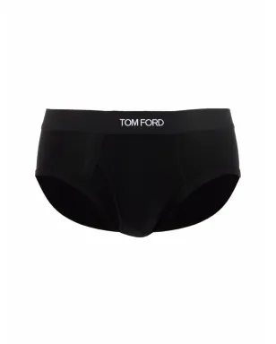 TOM FORD ロゴ入りウエストバンド ブリーフ 2枚組 - サムネイル2