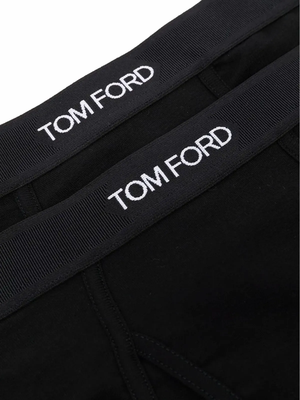 TOM FORD ロゴ入りウエストバンド ブリーフ 2枚組 - 画像4