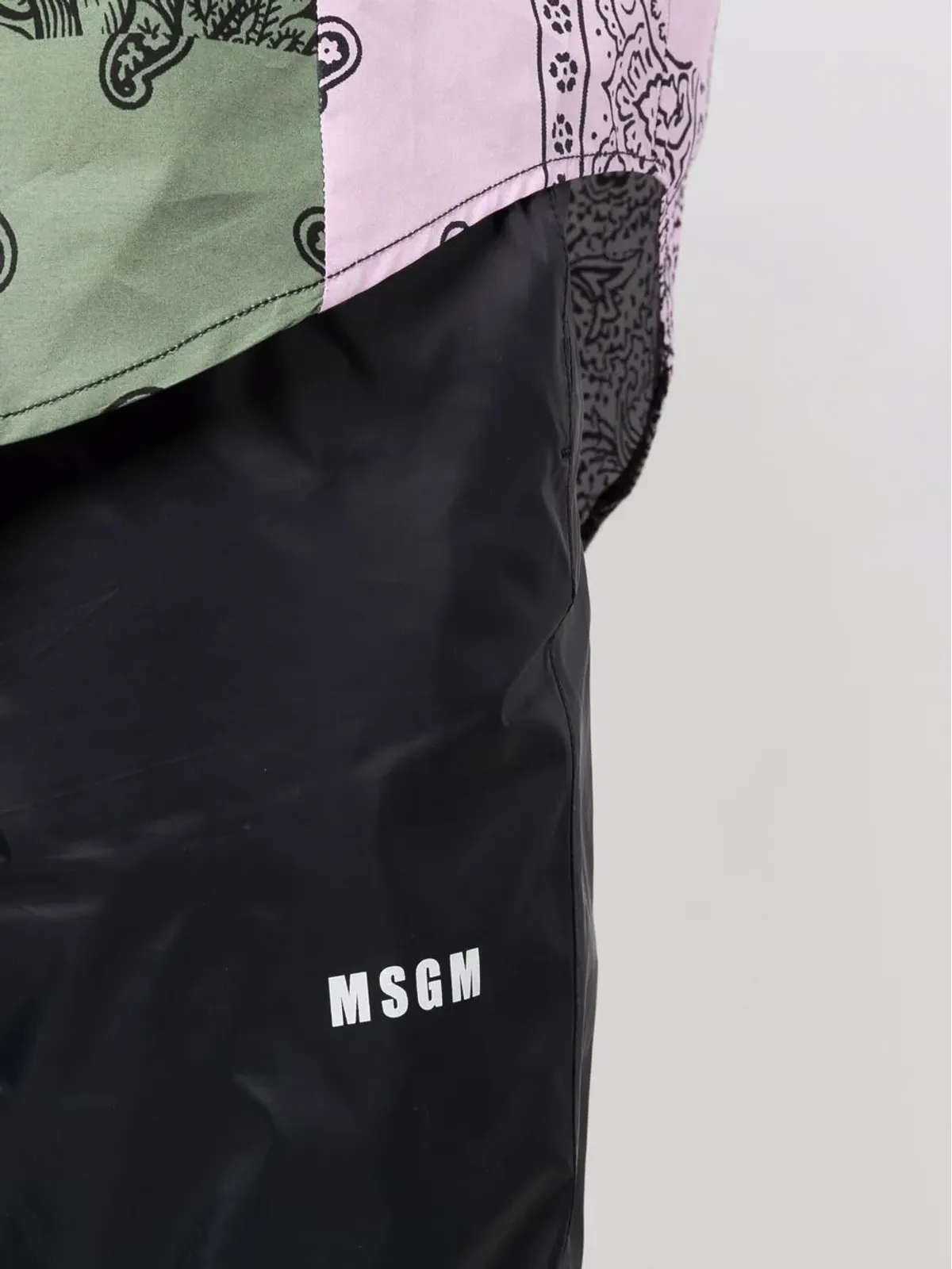 MSGM ドローストリング ロゴ トラックパンツ - ブラック - 画像5