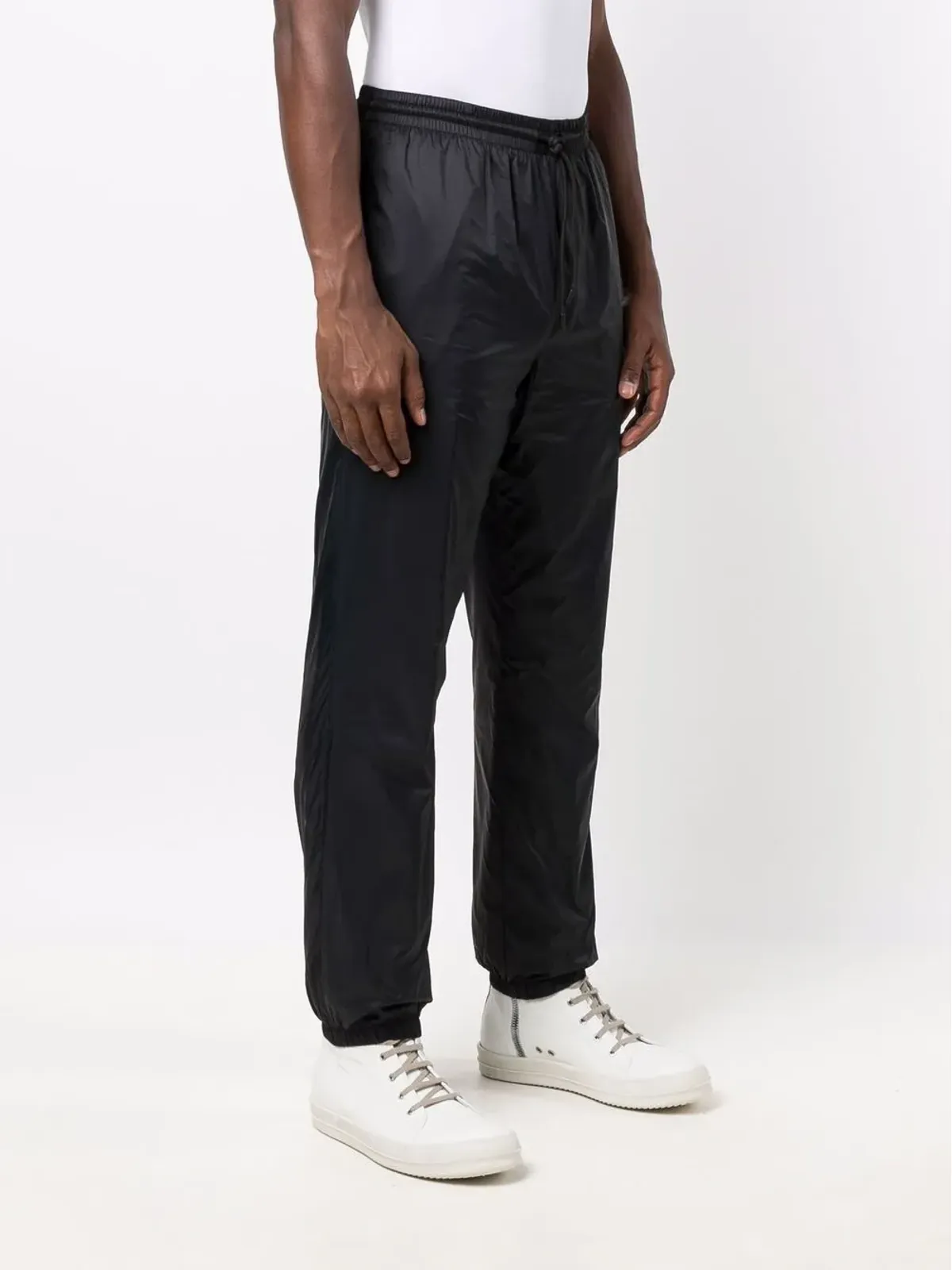 MSGM ドローストリング ロゴ トラックパンツ - ブラック - 画像3