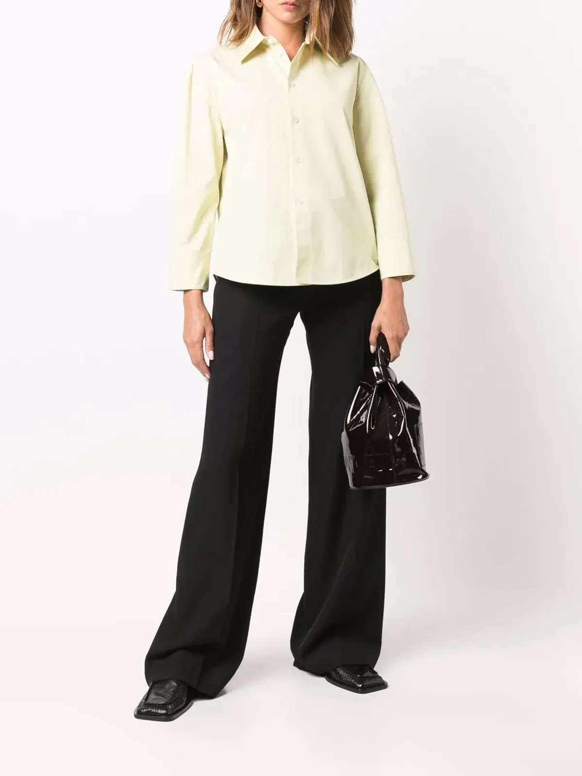 Jil Sander tailored cotton shirt - Green - 画像2