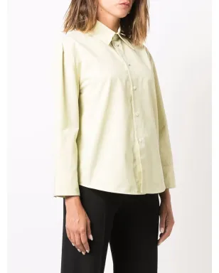 Jil Sander tailored cotton shirt - Green - サムネイル3
