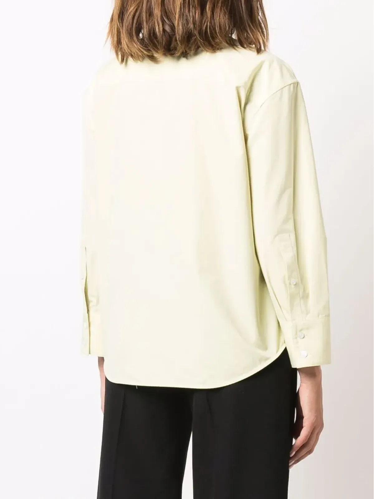 Jil Sander tailored cotton shirt - Green - 画像4