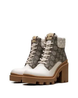 Gucci GG アンクルブーツ - White - サムネイル4