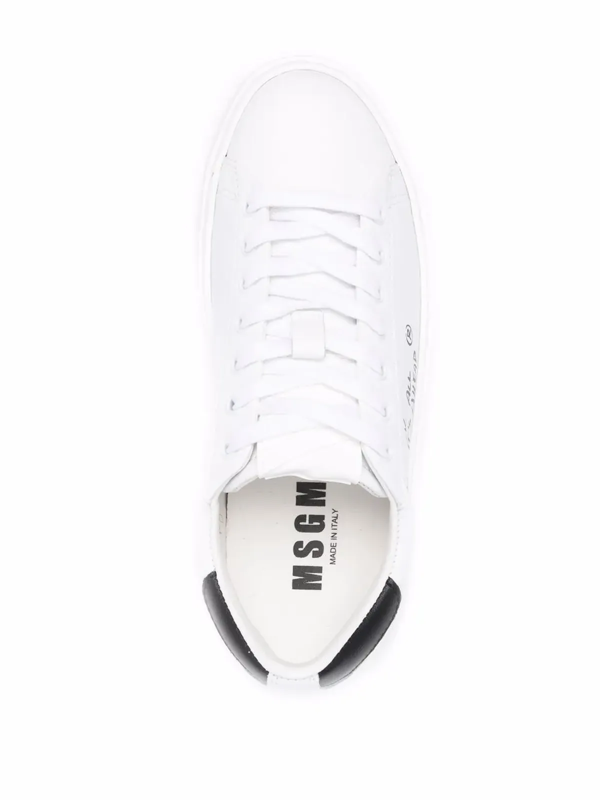 MSGM Never Look Backスニーカー - White - 画像4