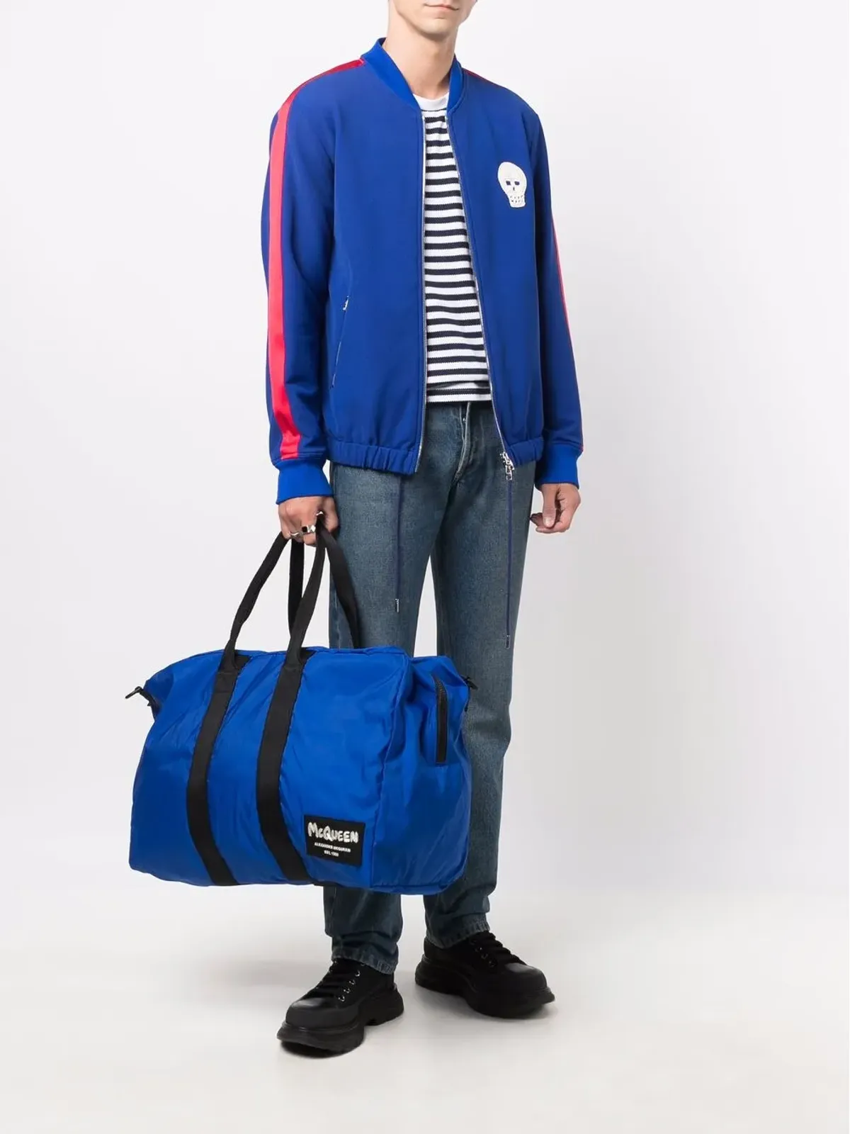 Alexander McQueen スカルパッチスポーツジャケット - 画像2