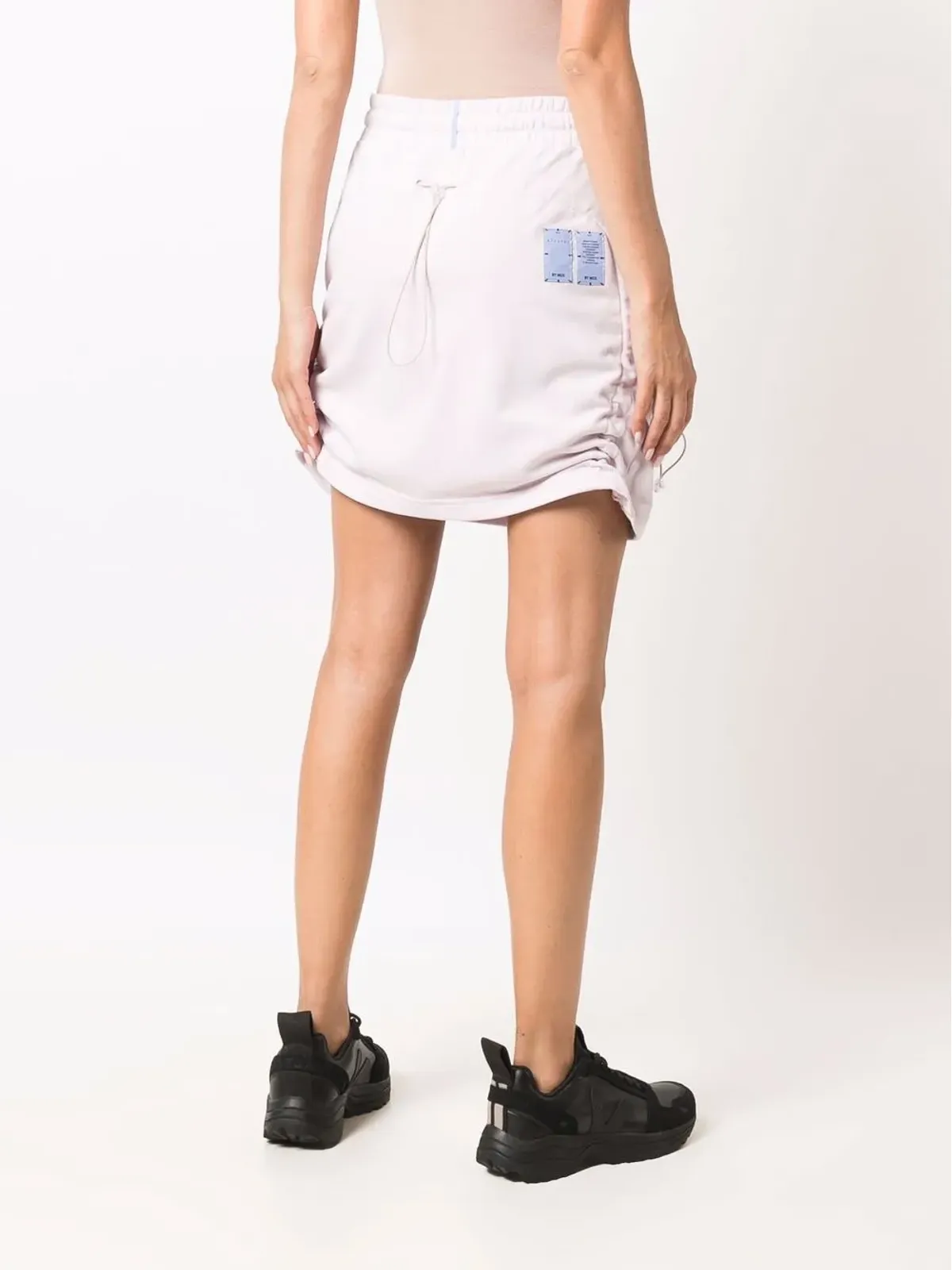 MCQ ドレープコットン ミニスカート - 画像4