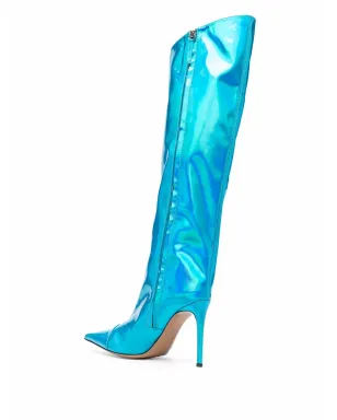 Alexandre Vauthier メタリック ポインテッドトゥ ブーツ - サムネイル3