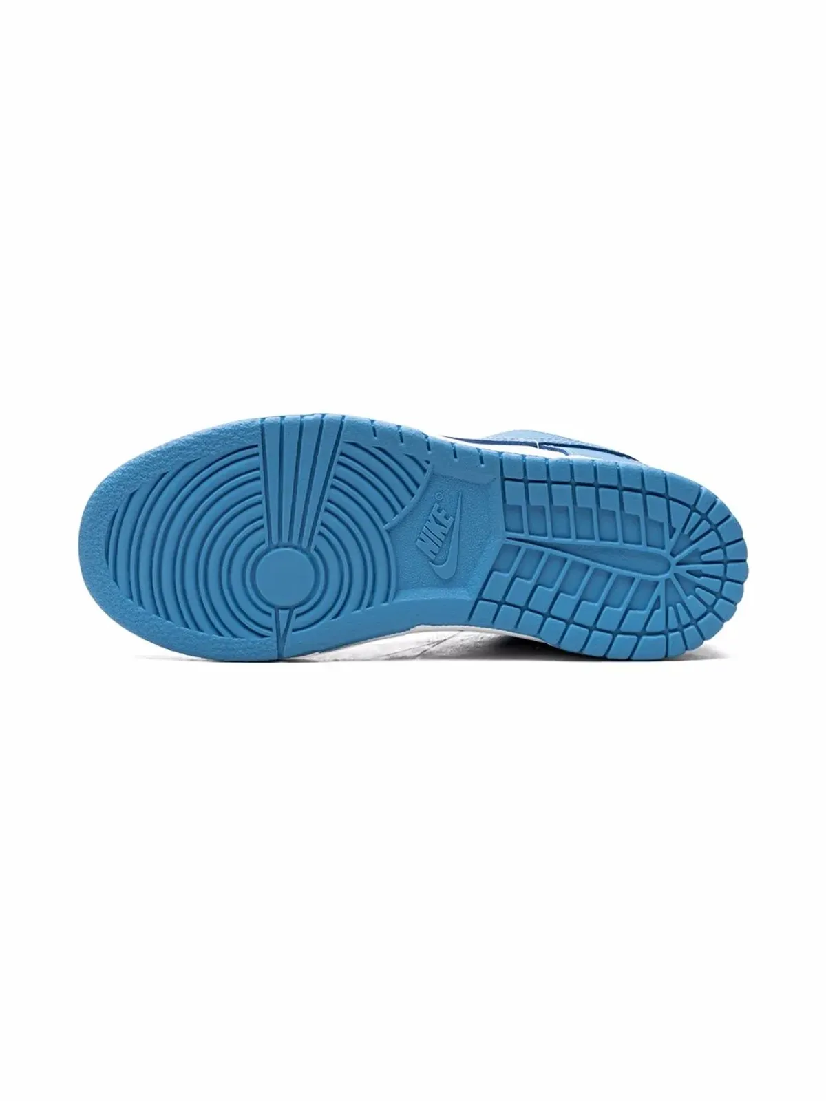 Nike Kids Dunk Low "UNC" sneakers - White - 画像4