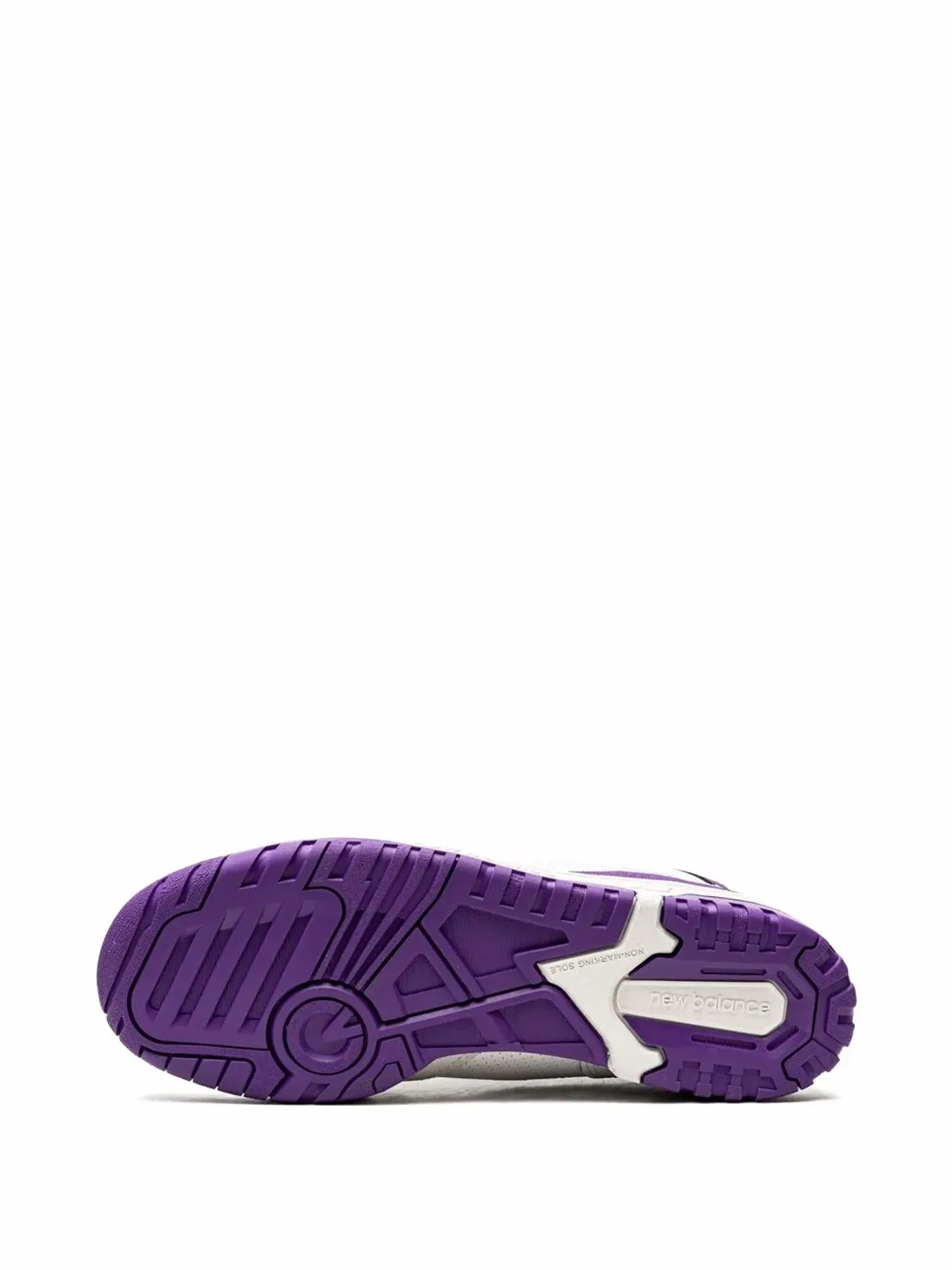 New Balance 550 ホワイト/パープル スニーカー - 画像4