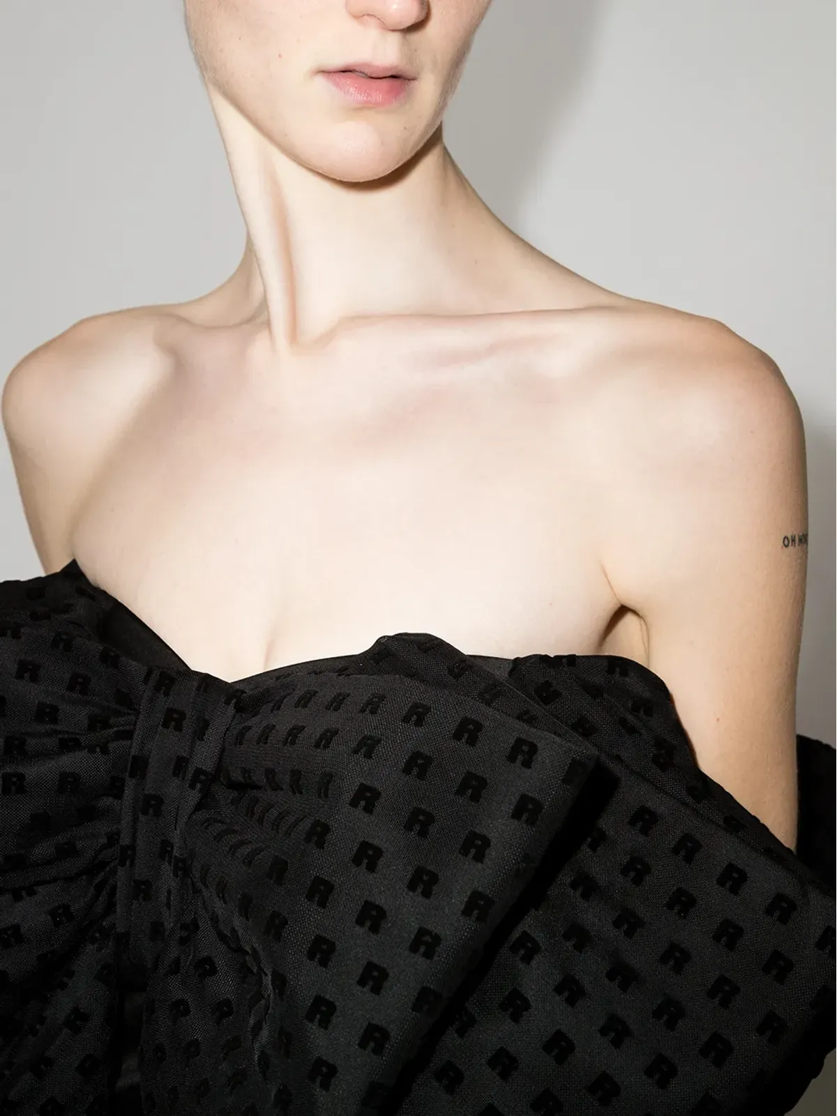 ROTATE BIRGER CHRISTENSEN Natalie oversized-bow minidress - Black - 画像4