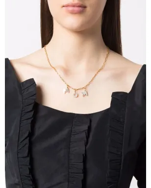 Maria Black Mom-lettering charm necklace - サムネイル2