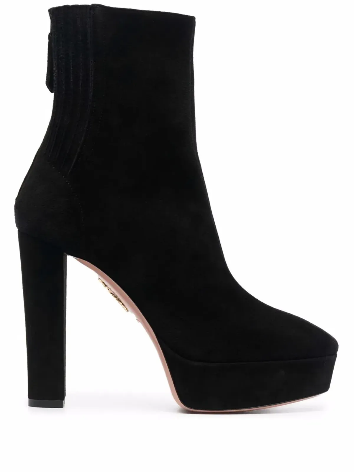 Aquazzura Sue ハイヒールブーツ ブラック - 画像1