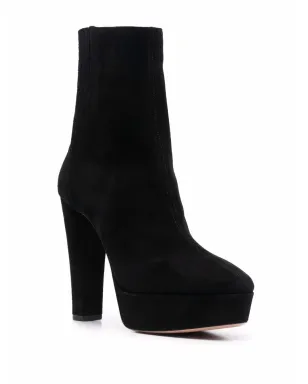 Aquazzura Sue ハイヒールブーツ ブラック - サムネイル2
