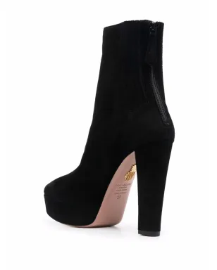 Aquazzura Sue ハイヒールブーツ ブラック - サムネイル3