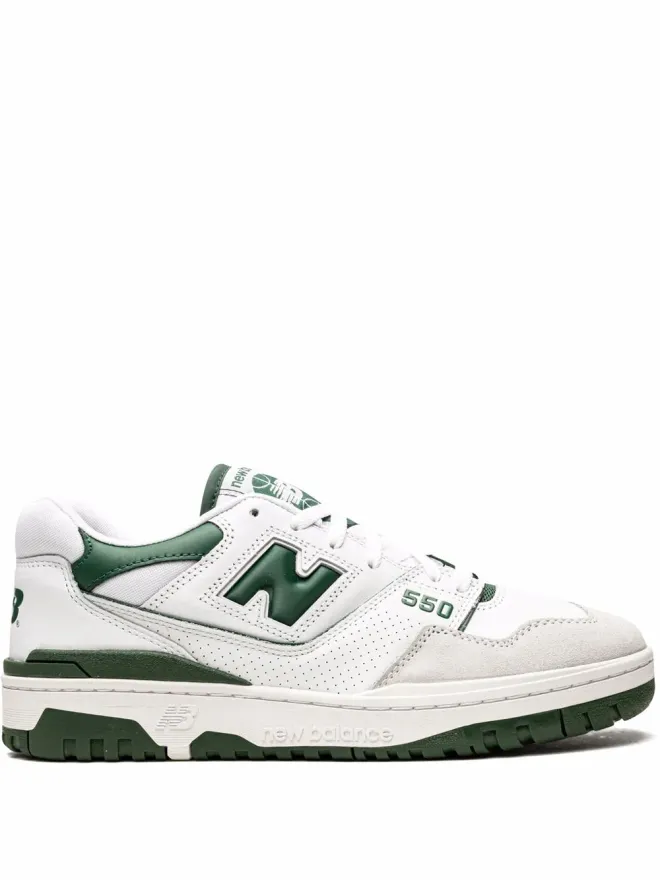 New Balance New Balance 550 ホワイト/Team Forest Green スニーカーの商品画像