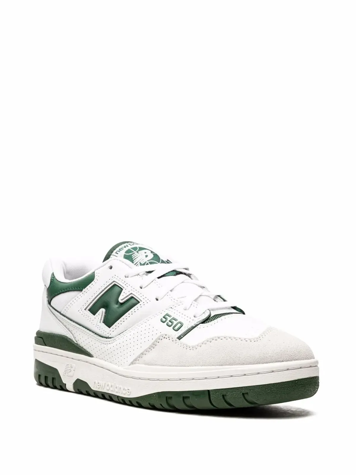 New Balance 550 ホワイト/Team Forest Green スニーカー - 画像2