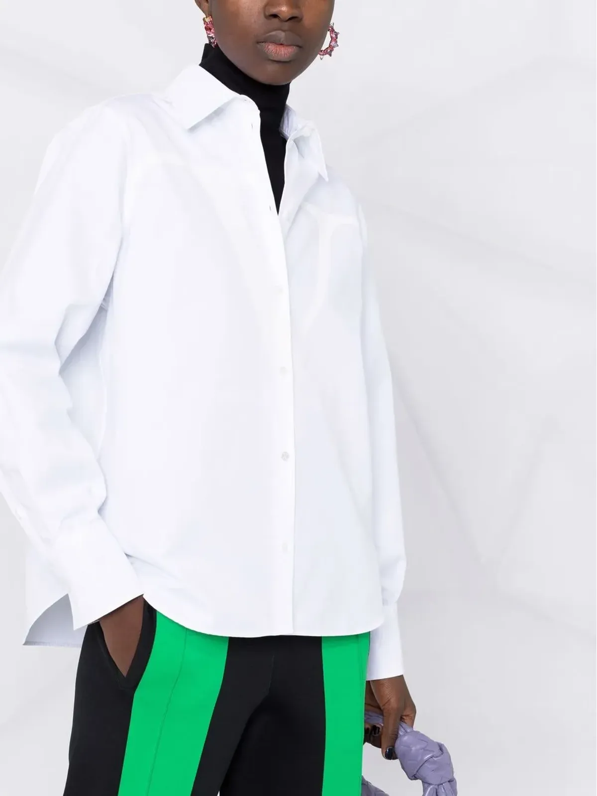 Valentino Garavani ロングスリーブコットンシャツ - White - 画像5