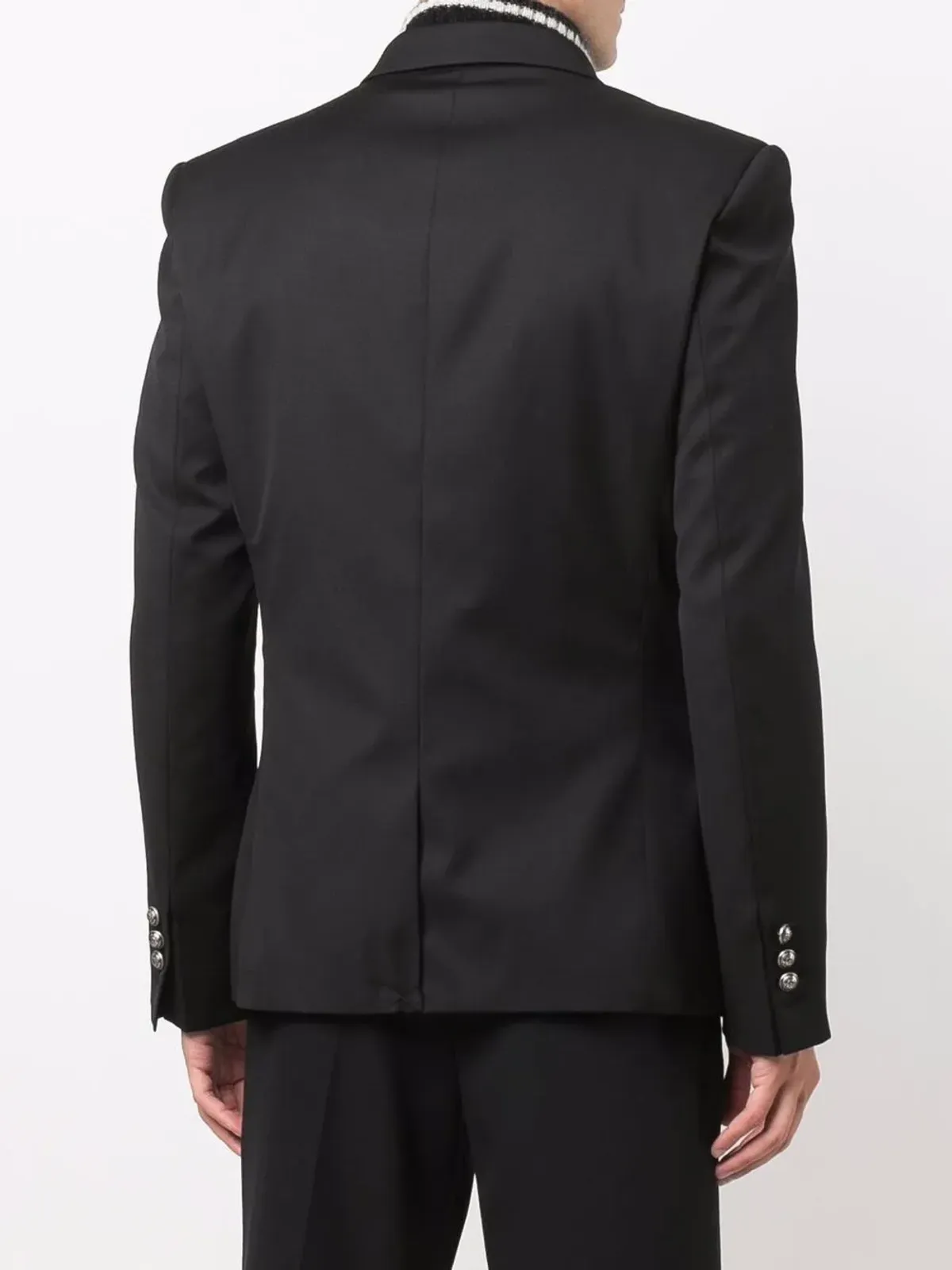 Balmain ダブルブレスト ウール ブレザー - 画像4