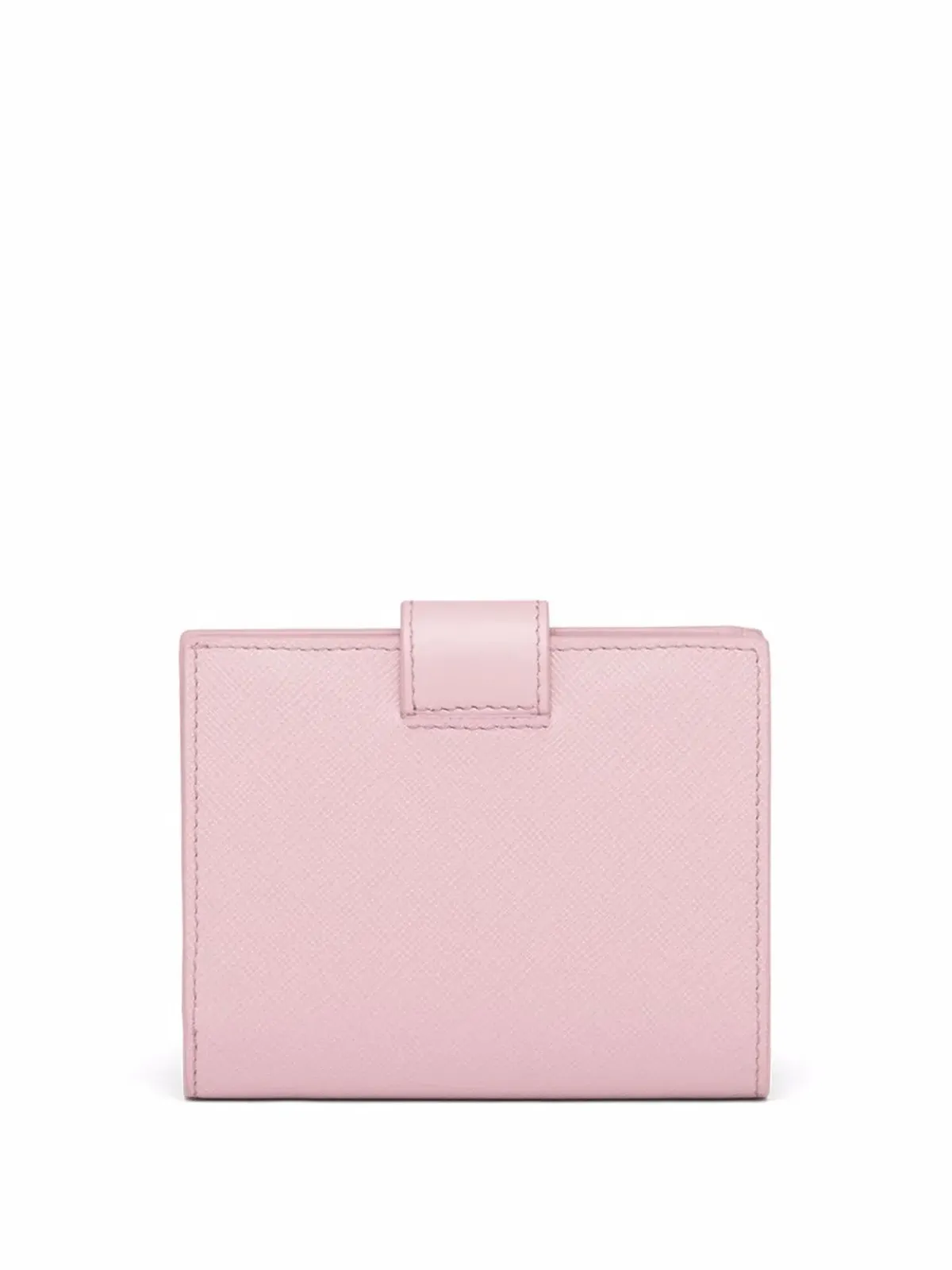 Prada スモール ロゴプレート サフィアーノ 財布 - ピンク - 画像2