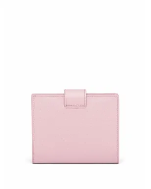 Prada スモール ロゴプレート サフィアーノ 財布 - ピンク - サムネイル2