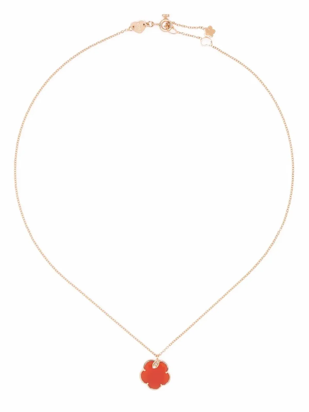 Pasquale Bruni 18kt ローズゴールド Petit Joli カーネリアンとダイヤモンド ネックレス - ピンク - 画像3