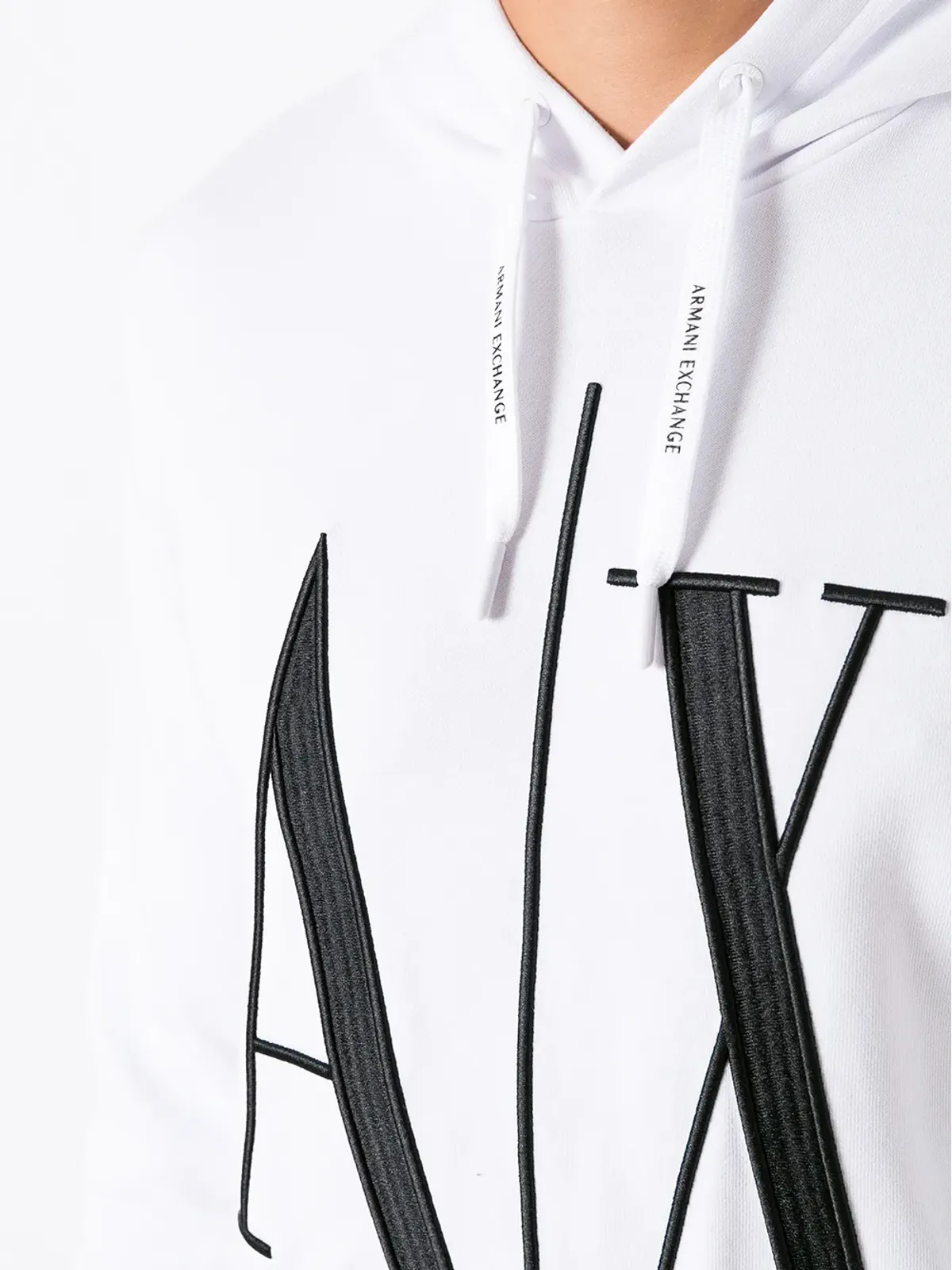 Armani Exchange AX 刺繍ロゴ入りフーディー - 画像5