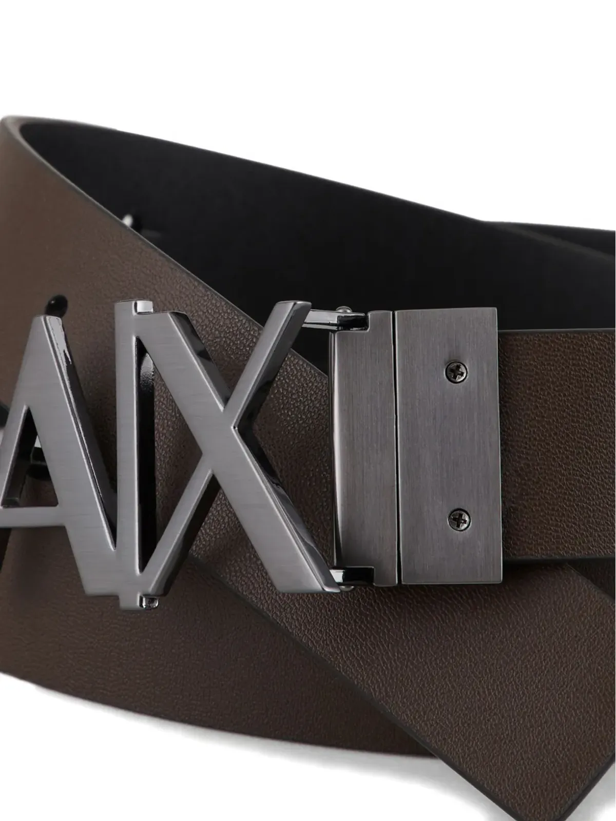 Armani Exchange ロゴバックルベルト - 画像3