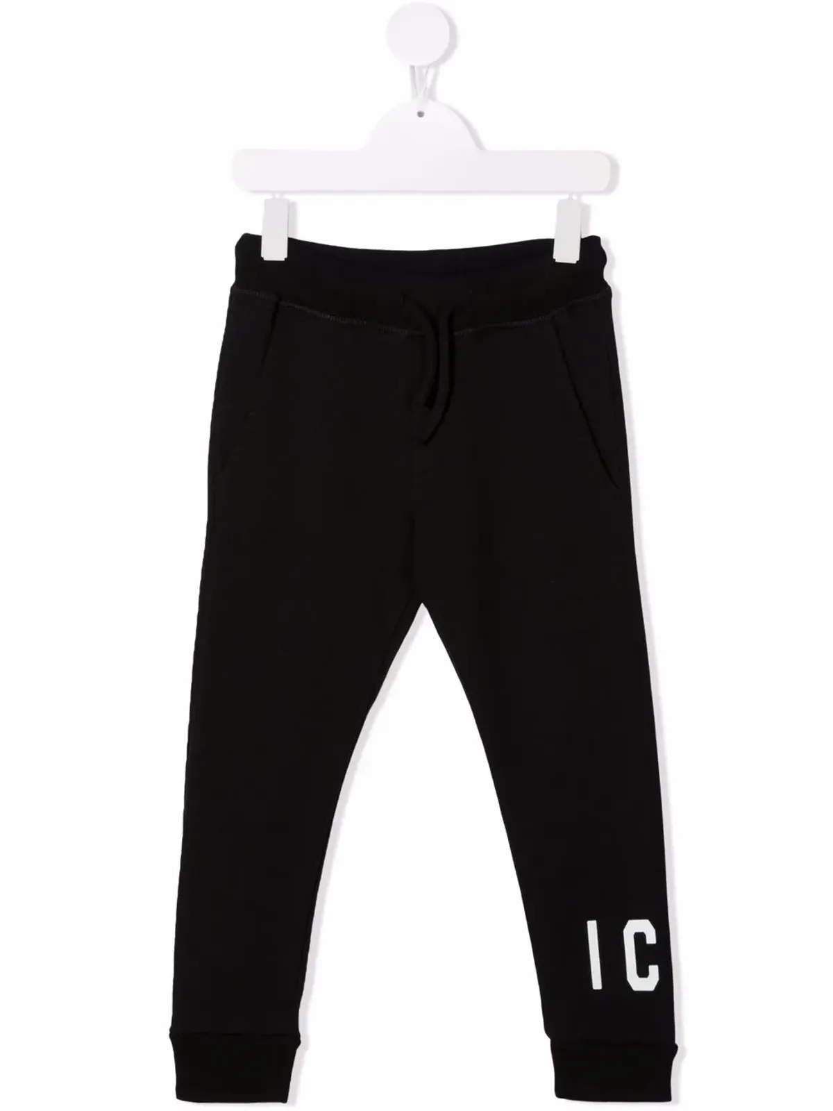 DSQUARED2 KIDS アイコンプリント レギンス ブラック - 画像1