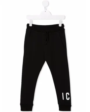 DSQUARED2 KIDS アイコンプリント レギンス ブラック - サムネイル1