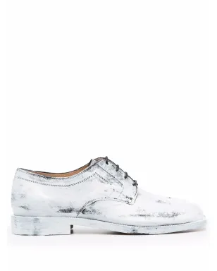 Maison Margiela Tabi Bianchetto Leather Derby - White - サムネイル1