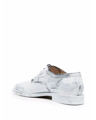 Maison Margiela Tabi Bianchetto Leather Derby - White - サムネイル3