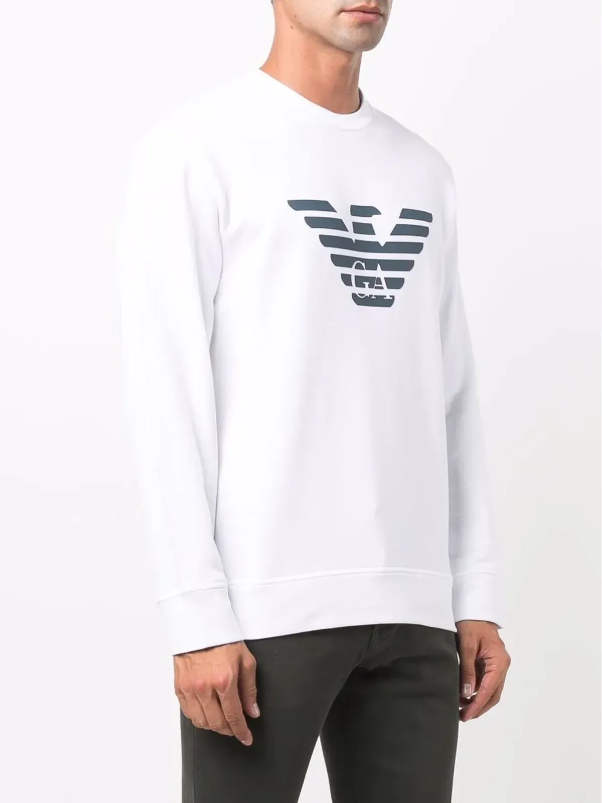 Emporio Armani ロゴプリントスウェットシャツ - 画像3