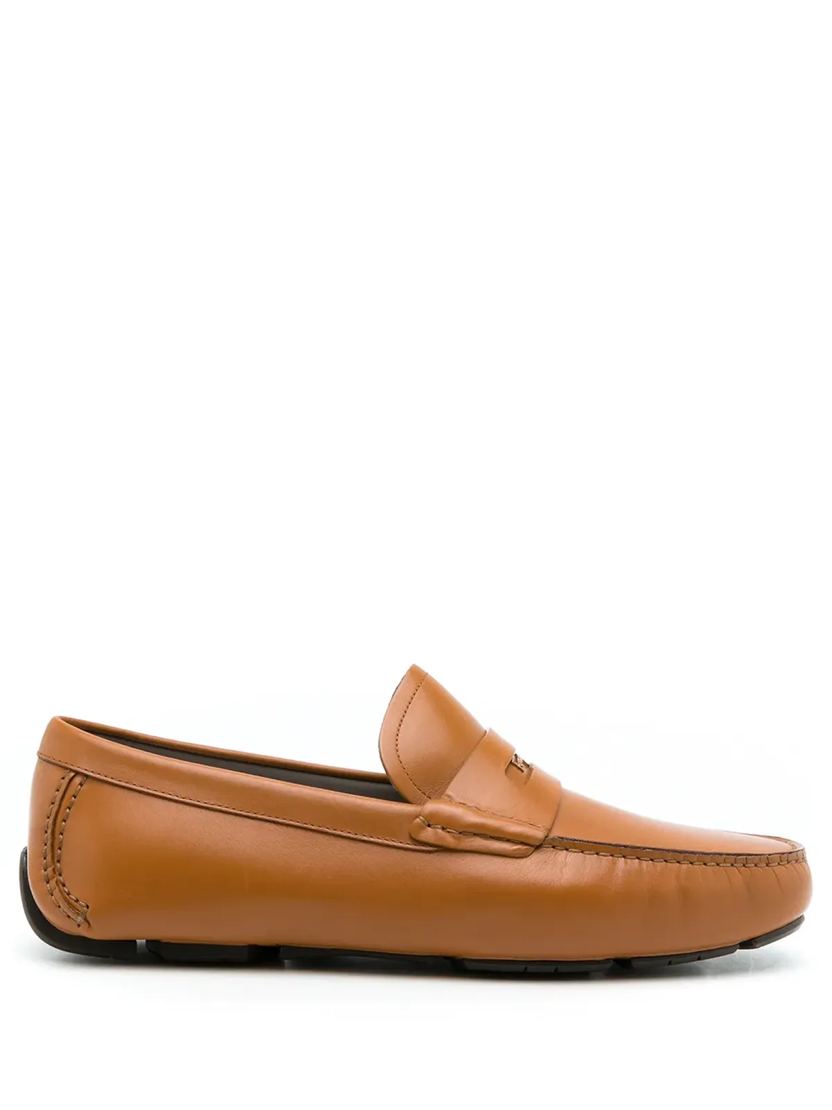 Ferragamo レザー ペニードライビング ローファー - 画像1