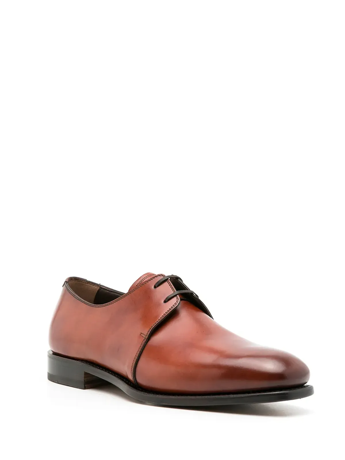 Ferragamo レザー ダービーシューズ - 画像2