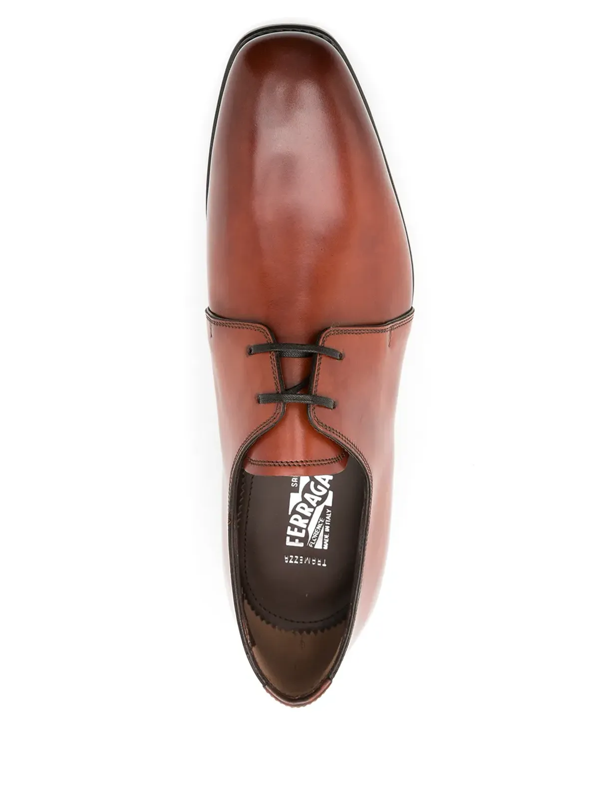 Ferragamo レザー ダービーシューズ - 画像4