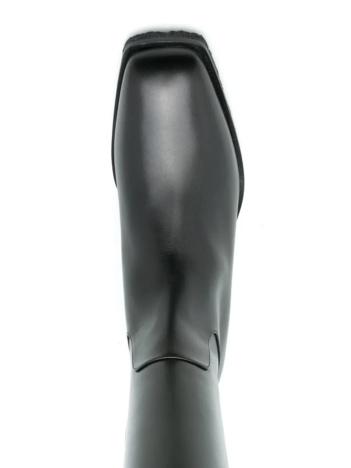 Ferragamo Wayde leather wedge boots - Black - 画像4