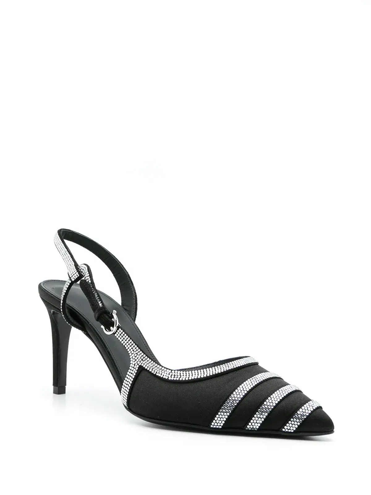 Ferragamo ラインストーン装飾スリングバックパンプス - 画像2