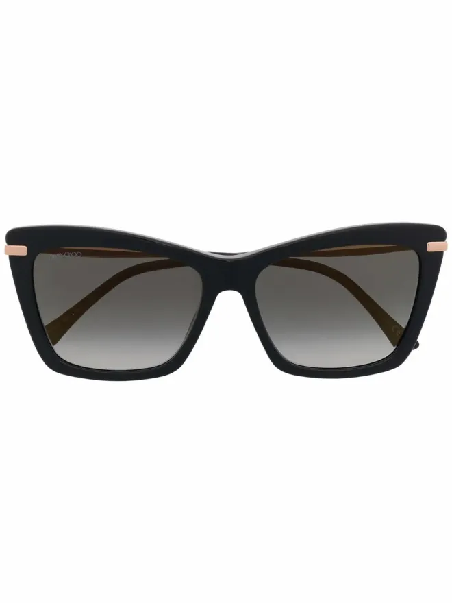 Jimmy Choo Eyewear Jimmy Choo Eyewear グラデーション オーバーサイズフレーム サングラスの商品画像