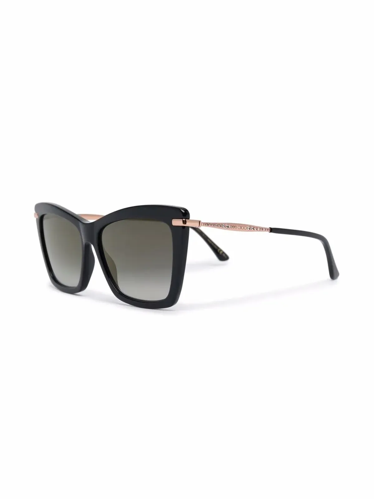 Jimmy Choo Eyewear グラデーション オーバーサイズフレーム サングラス - 画像2