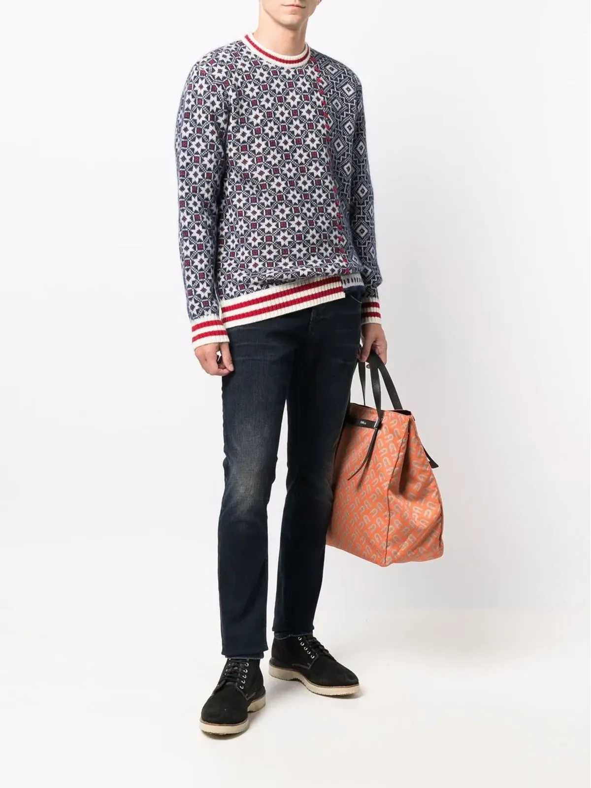 DONDUP 色落ちスリムフィットジーンズ - 画像2