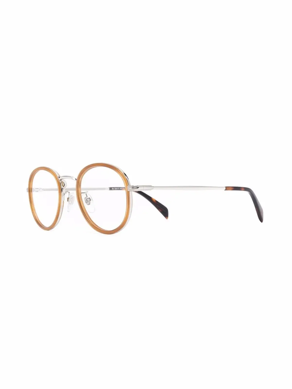 Eyewear by David Beckham 鼈甲柄・丸形フレーム眼鏡 - 画像2