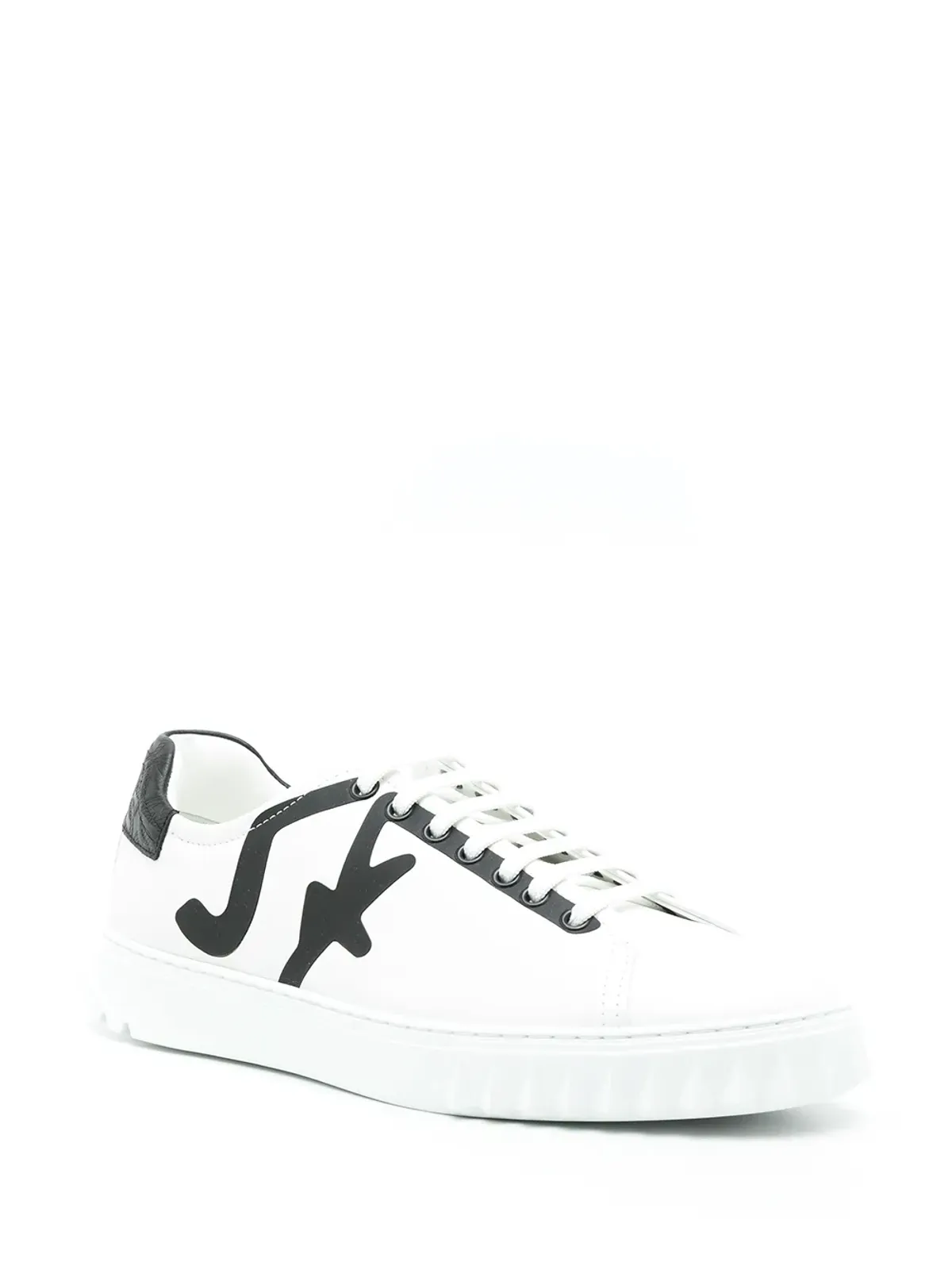 Ferragamo SFレザー レースアップ トレーナー - 画像2