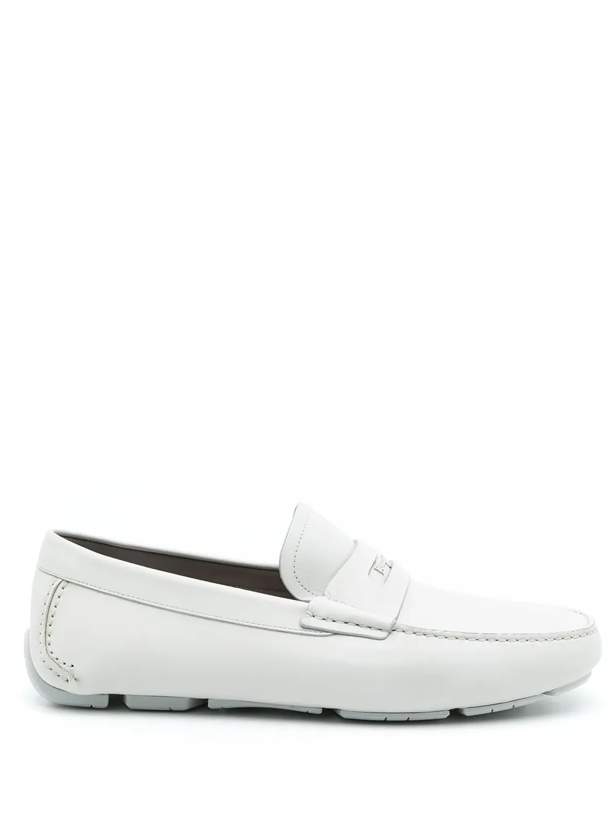 Ferragamo ペニースロット レザー ドライビング ローファー - 画像1
