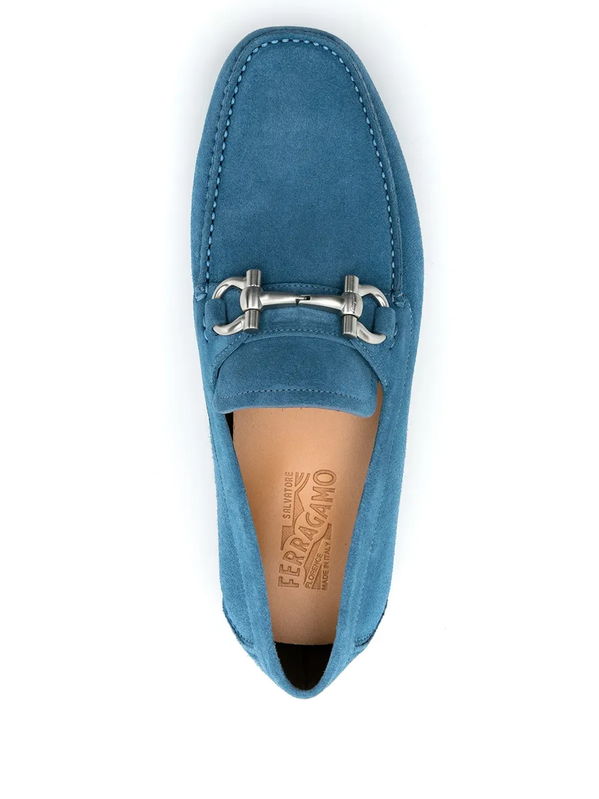 Ferragamo ガンチーニ カーフレザー ドライビング ローファー - 画像4