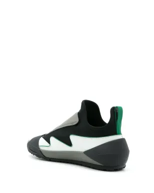 Ferragamo カラー・ブロックのスリップオンスニーカー - ブラック - サムネイル3