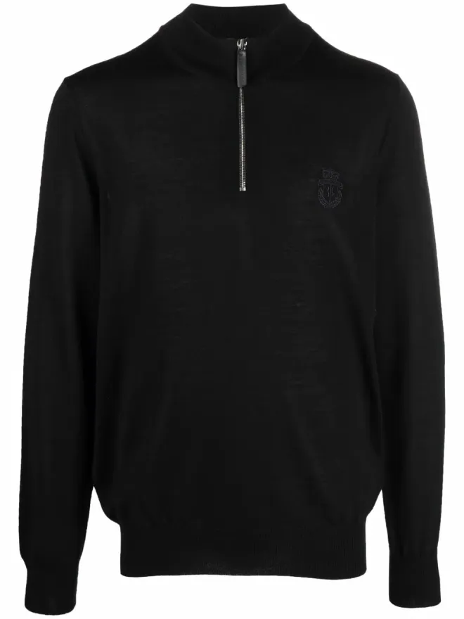Billionaire Billionaire ジップ付きニットセーターの商品画像