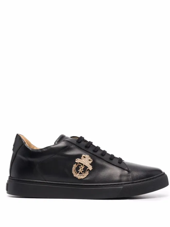 Billionaire Billionaire Crest ロー・トップスニーカー ブラックの商品画像