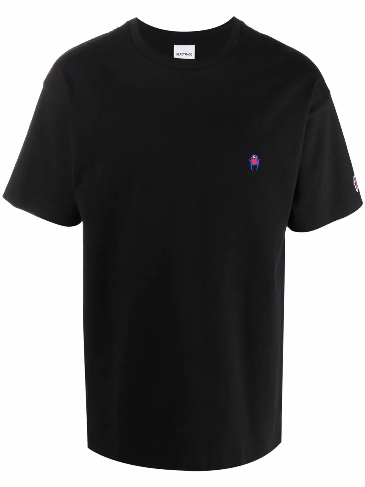 Readymade ロゴ刺繍コットンTシャツ - ブラック - 画像1
