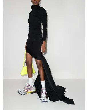 Balenciaga ツイステッドノット・ルーシュド・ドレス - サムネイル2